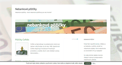 Desktop Screenshot of nebankovepozicky.pozi.info