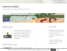 Tablet Screenshot of nebankovepozicky.pozi.info